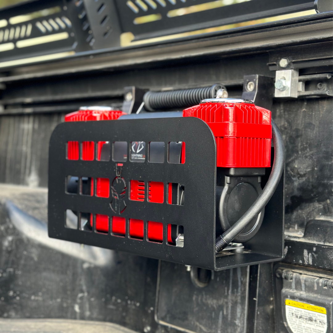 Thor's Lightning Refuge MOLLE Portable Air Compressor Mount for Toyota Tacoma 2005-Present and Toyota Tundra 2007-Present   4 Thor's Lightning Refuge MOLLE Portable Air Compressor Mount for Toyota Tacoma 2005-Present and Toyota Tundra 2007-Present   4